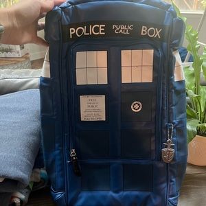 Rare large Dr. Who Tardis Backpack